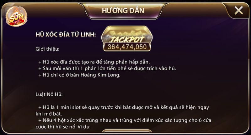 Nhiều tính năng hữu dụng khi chơi game Xóc Đĩa Tứ Linh tại Sunwin.